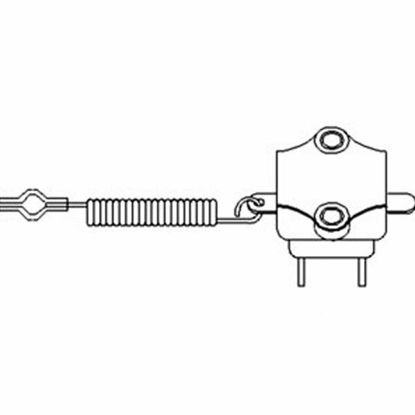 Aftermarket Tractor Brake Light / Differential Lock Switch Fits Massey Ferguson 1874709M1